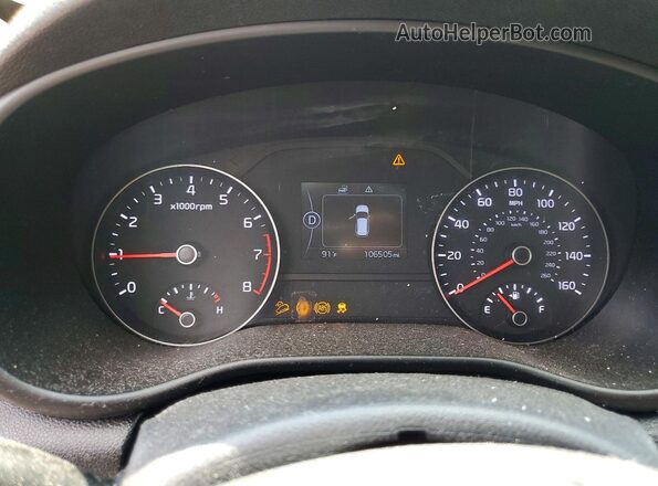 KNDPMCAC5H7186635 2017 KIA SPORTAGE Brown Widok zestawu wskaźników