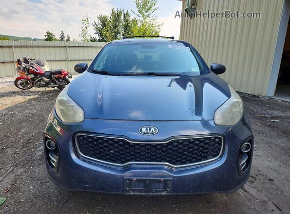 KNDPMCAC5H7261544 2017 KIA SPORTAGE Blue Դիմացի տեսք