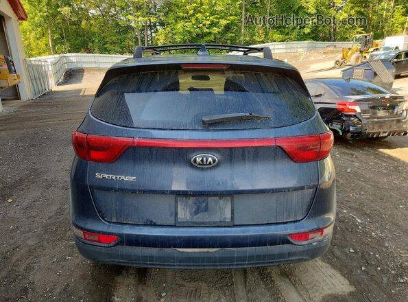 KNDPMCAC5H7261544 2017 KIA SPORTAGE Blue Հետևի տեսք