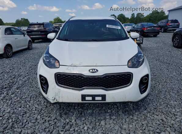 KNDPMCAC5H7291885 2017 KIA SPORTAGE Белый Вид спереди