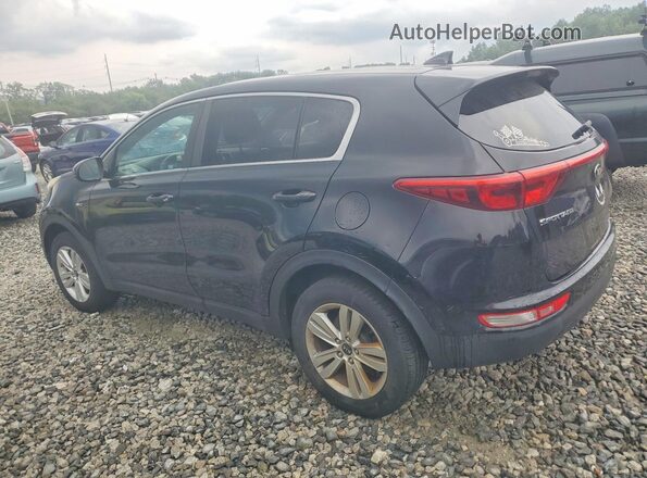 KNDPMCAC5H7295967 2017 KIA SPORTAGE Черный Задняя левая четверть