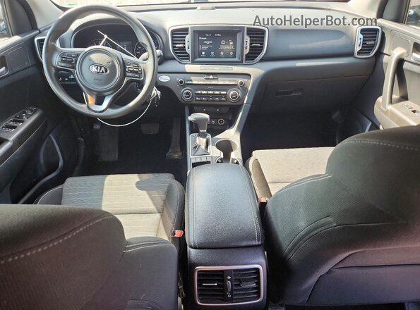 KNDPMCAC5J7308349 2018 KIA SPORTAGE Gray წინა პანელის ხედი