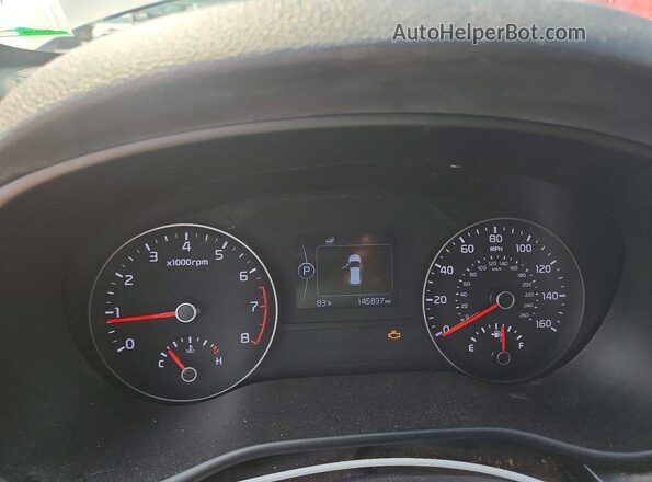 KNDPMCAC5J7308349 2018 KIA SPORTAGE Gray ხელსაწყოთა პანელის ხედი