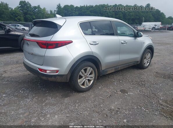 KNDPMCAC5J7311168 2018 KIA SPORTAGE Silver Rear right