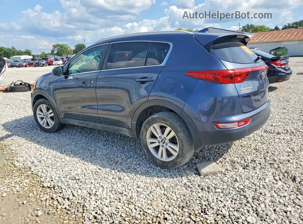 KNDPMCAC5K7597069 2019 KIA SPORTAGE Blue Trasero izquierdo