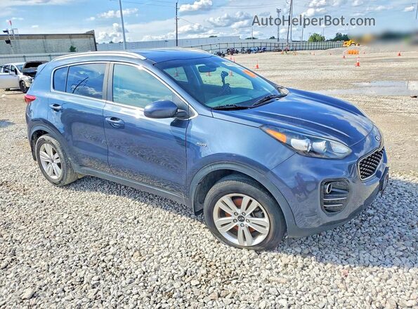 KNDPMCAC5K7597069 2019 KIA SPORTAGE Blue Delantero derecho