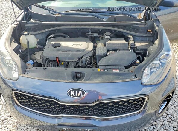 KNDPMCAC5K7597069 2019 KIA SPORTAGE Blue Vista del compartimento del motor