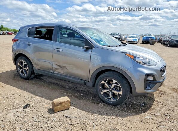 KNDPMCAC5L7663444 2020 KIA SPORTAGE Silver Передня права чверть