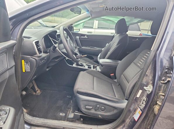 KNDPMCAC5L7705966 2020 KIA SPORTAGE Blue Widok wnętrza z przodu
