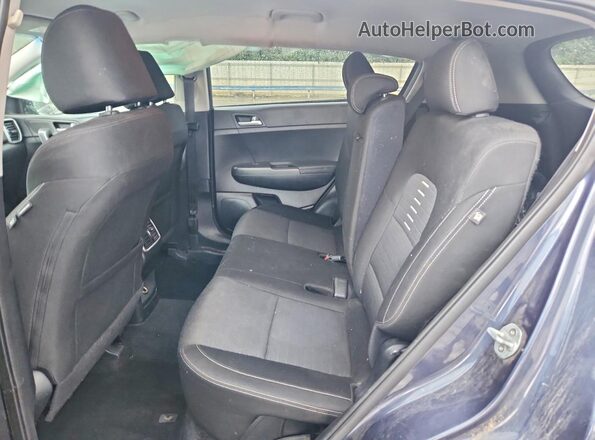KNDPMCAC5L7705966 2020 KIA SPORTAGE Blue Widok wnętrza z tyłu