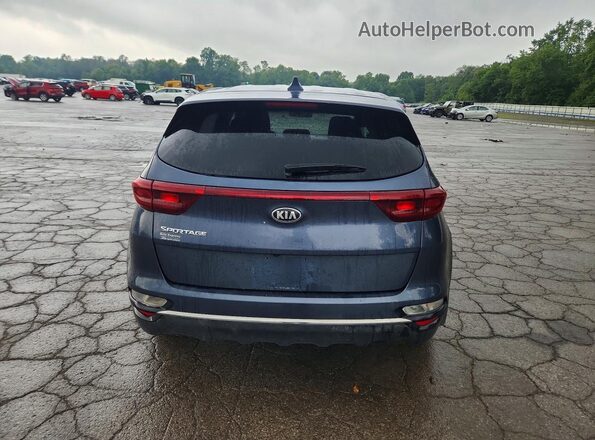 KNDPMCAC5L7705966 2020 KIA SPORTAGE Blue Widok z tyłu