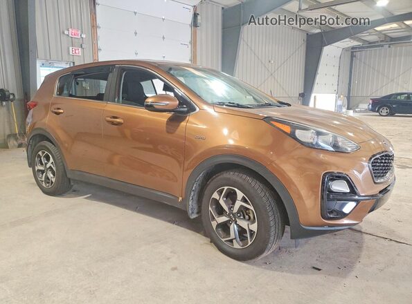 KNDPMCAC5L7707412 2020 KIA SPORTAGE Brown Przód prawy