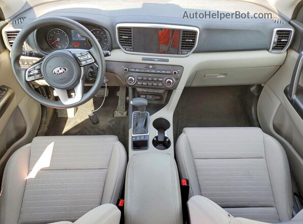 KNDPMCAC5L7832796 2020 KIA SPORTAGE Silver Widok deski rozdzielczej