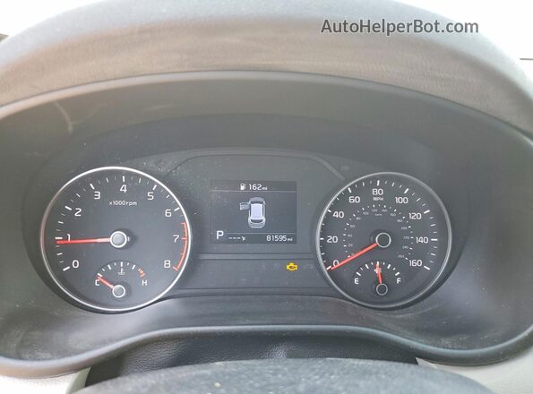 KNDPMCAC5L7832796 2020 KIA SPORTAGE Silver Widok zestawu wskaźników