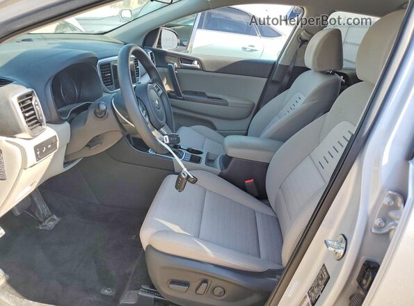 KNDPMCAC5L7832796 2020 KIA SPORTAGE Silver Widok wnętrza z przodu