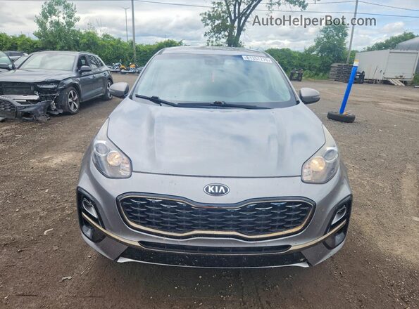 KNDPMCAC5M7879361 2021 KIA SPORTAGE Gray Widok z przodu