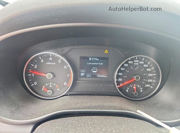 KNDPMCAC5M7879361 2021 KIA SPORTAGE Gray Widok zestawu wskaźników
