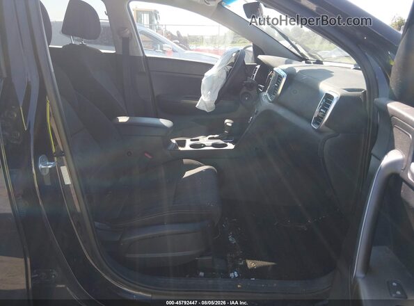 KNDPMCAC5N7979736 2022 KIA SPORTAGE Black წინა სალონის ხედი