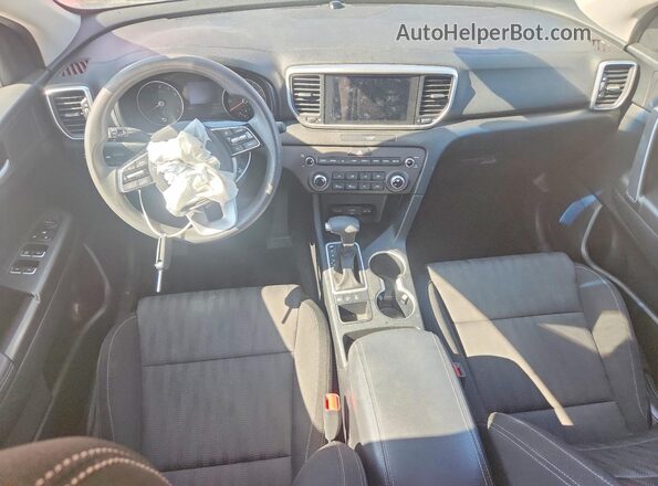 KNDPMCAC5N7980756 2022 KIA SPORTAGE Red Dashboard view