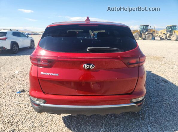 KNDPMCAC5N7980756 2022 KIA SPORTAGE Red Rear view