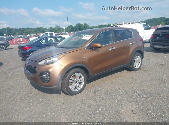 KNDPMCAC6H7120708 2017 KIA SPORTAGE Dark Brown Przód lewy