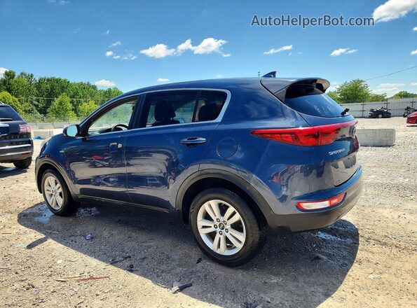 KNDPMCAC6H7255073 2017 KIA SPORTAGE Серый Задняя левая четверть