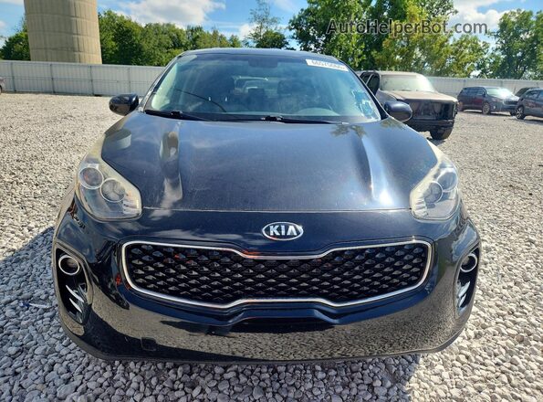 KNDPMCAC6J7340503 2018 KIA SPORTAGE Black Դիմացի տեսք