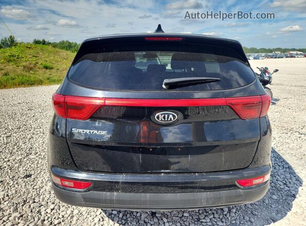 KNDPMCAC6J7340503 2018 KIA SPORTAGE Black Հետևի տեսք