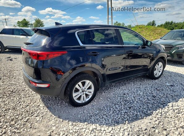 KNDPMCAC6J7340503 2018 KIA SPORTAGE Black Հետևի աջ