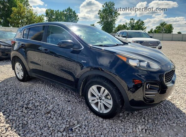 KNDPMCAC6J7340503 2018 KIA SPORTAGE Black Առջևի աջ