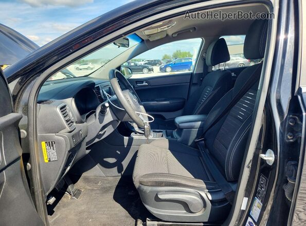 KNDPMCAC6J7340503 2018 KIA SPORTAGE Black Սալոնի դիմացի տեսք