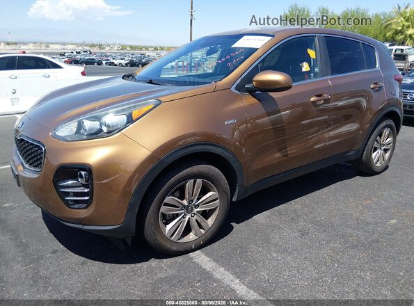 KNDPMCAC6J7349301 2018 KIA SPORTAGE Tan Передня ліва чверть