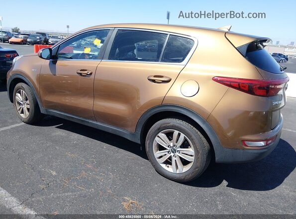 KNDPMCAC6J7349301 2018 KIA SPORTAGE Tan Задня ліва чверть
