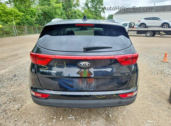KNDPMCAC6J7415846 2018 KIA SPORTAGE Black Հետևի տեսք