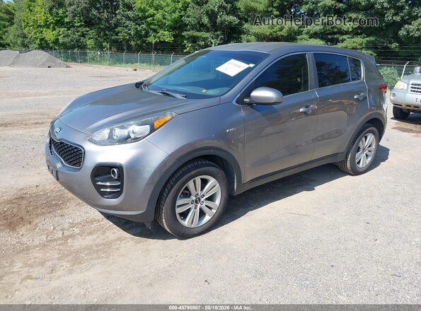 KNDPMCAC6J7421307 2018 KIA SPORTAGE Gray Передня ліва чверть