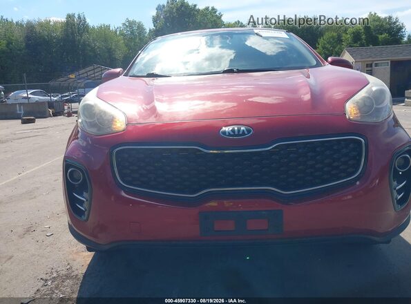KNDPMCAC6J7449379 2018 KIA SPORTAGE Red წინა ხედი