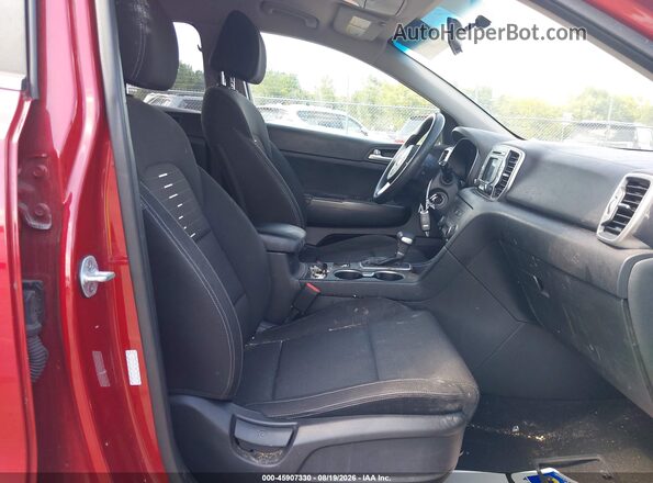KNDPMCAC6J7449379 2018 KIA SPORTAGE Red წინა სალონის ხედი