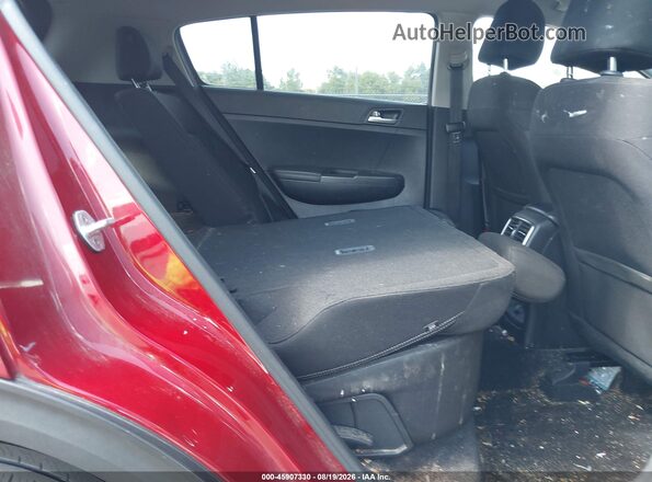 KNDPMCAC6J7449379 2018 KIA SPORTAGE Red VIN კოდის სტიკერის ხედი