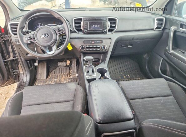 KNDPMCAC6J7463315 2018 KIA SPORTAGE Черный Вид панели приборов
