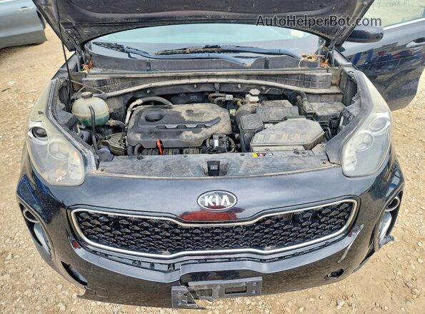 KNDPMCAC6J7463315 2018 KIA SPORTAGE Черный Вид подкапотного пространства