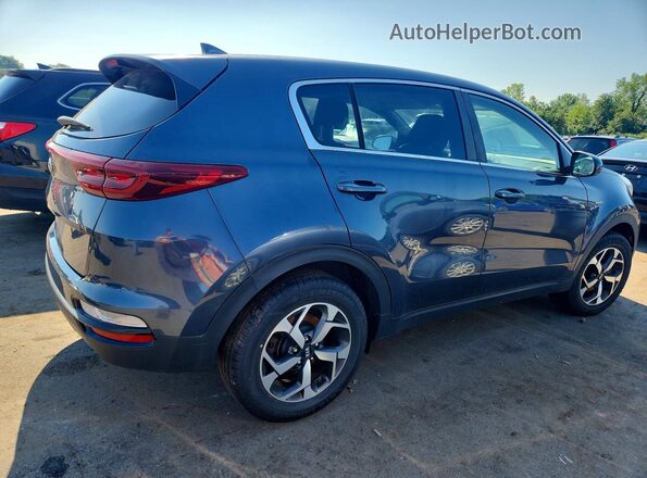 KNDPMCAC6L7662089 2020 KIA SPORTAGE Blue Հետևի աջ