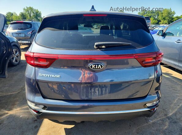 KNDPMCAC6L7662089 2020 KIA SPORTAGE Blue Հետևի տեսք