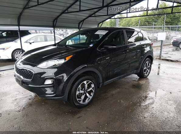KNDPMCAC6L7725093 2020 KIA SPORTAGE Black Przód lewy