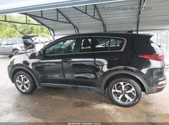 KNDPMCAC6L7725093 2020 KIA SPORTAGE Black Widok wnętrza 360 stopni