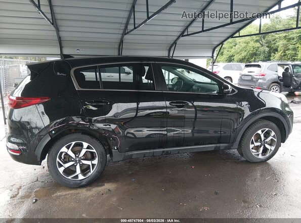 KNDPMCAC6L7725093 2020 KIA SPORTAGE Black Widok wnętrza z tyłu