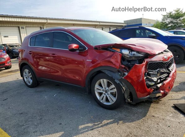 KNDPMCAC7H7088643 2017 KIA SPORTAGE Red Przód prawy