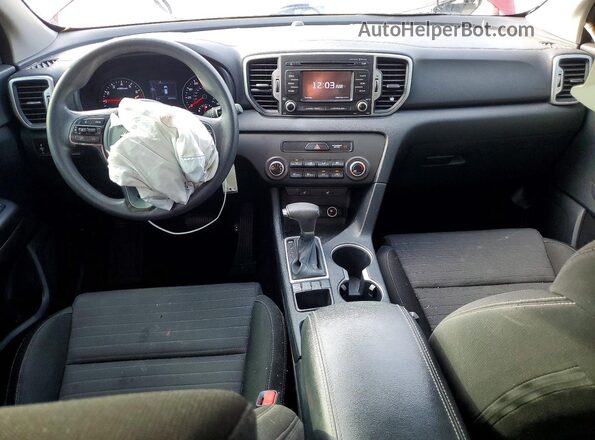 KNDPMCAC7H7088643 2017 KIA SPORTAGE Red Widok deski rozdzielczej