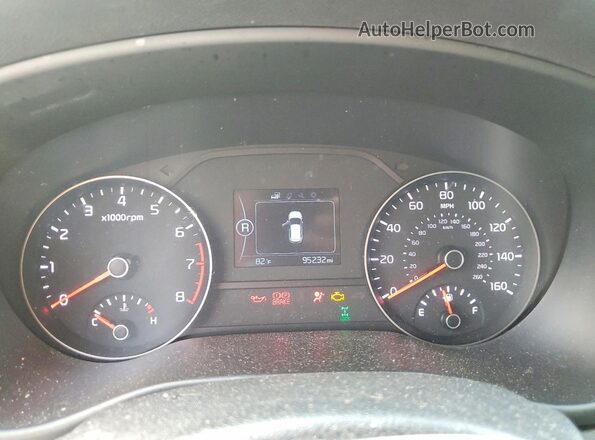 KNDPMCAC7H7088643 2017 KIA SPORTAGE Red Widok zestawu wskaźników