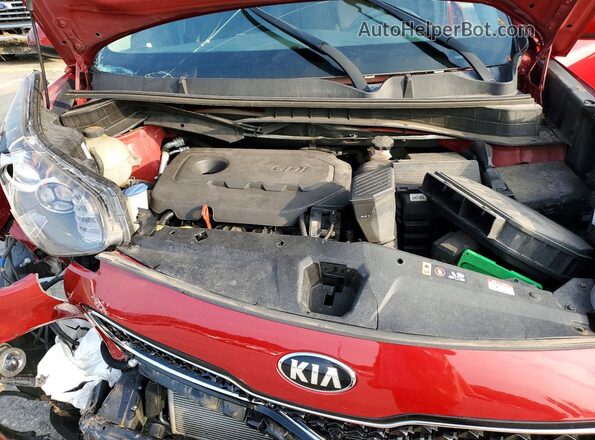 KNDPMCAC7H7088643 2017 KIA SPORTAGE Red Widok komory silnika