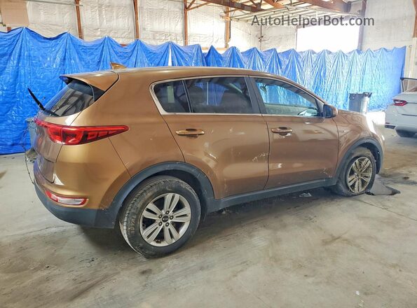 KNDPMCAC7H7198642 2017 KIA SPORTAGE Brown Հետևի աջ
